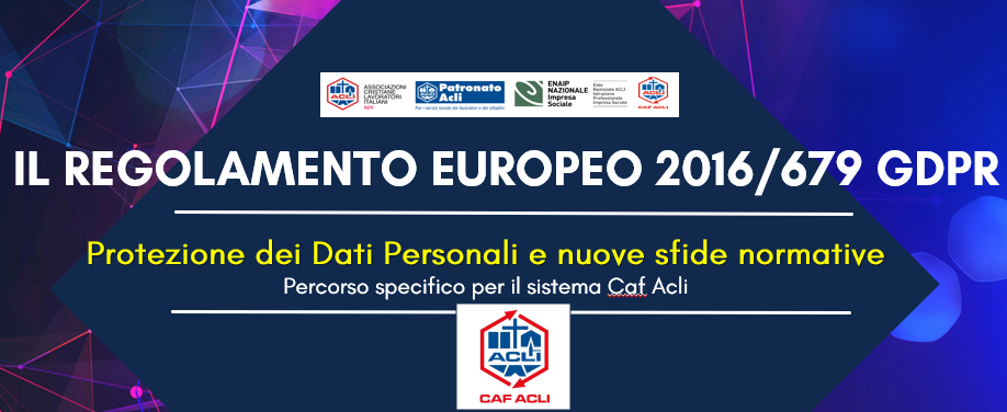 GDPR specifico per gruppo CAF Acli